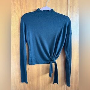 Rag and Bone mock turtleneck side tie sweater S